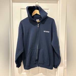 Battlefield Video Game Bf2-3 era Navy Blue Hoodie Size M (read)